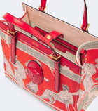 Versace Rivière Mini printed canvas shopper