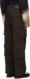 Feng Chen Wang Brown Cotton Cargo Pants