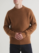 Mr P. - Ribbed Wool Sweater - Brown