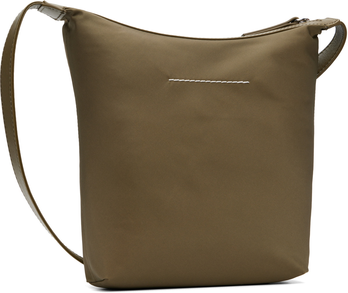 MM6 Maison Margiela Khaki Numeric Pouch
