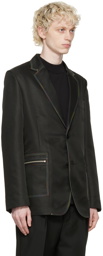 Acne Studios Black Unlined Suit Blazer