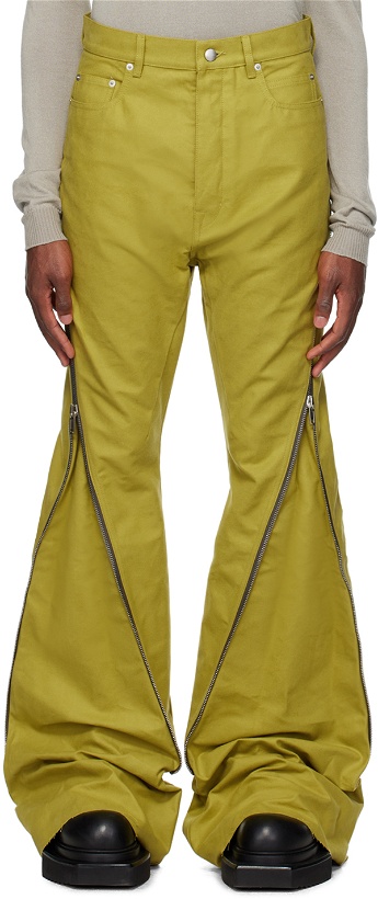 Photo: Rick Owens Yellow Bolan Banana Trousers