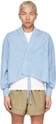 Sebastien Ami Blue Chambray Washed Cone Shirt