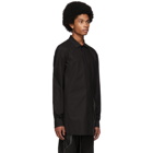 Rick Owens Black Thread Office Shirt