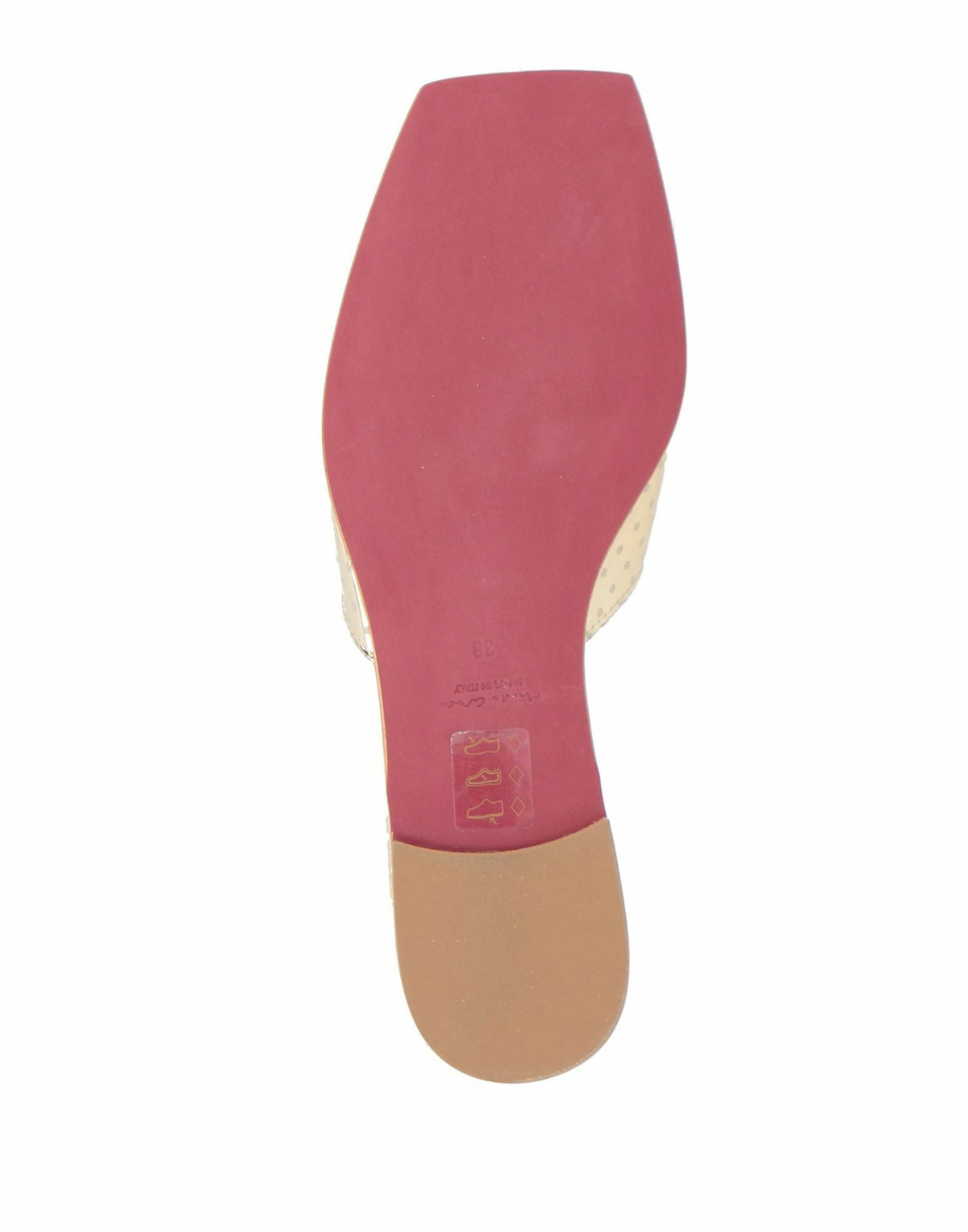 Manila Grace Womens Sandals in Gold