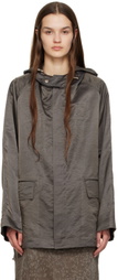 UMBER POSTPAST Taupe Hooded Jacket