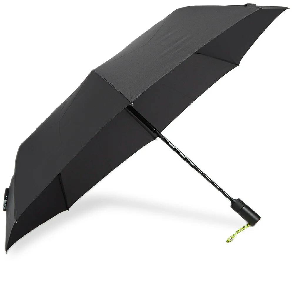 London Undercover Auto-Compact Umbrella in Grey/Neon 