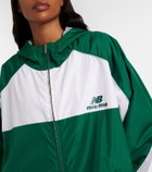 Miu Miu x New Balance colorblocked poplin jacket