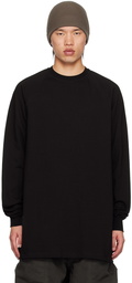 Rick Owens Black Porterville Baseball Sweatshirt