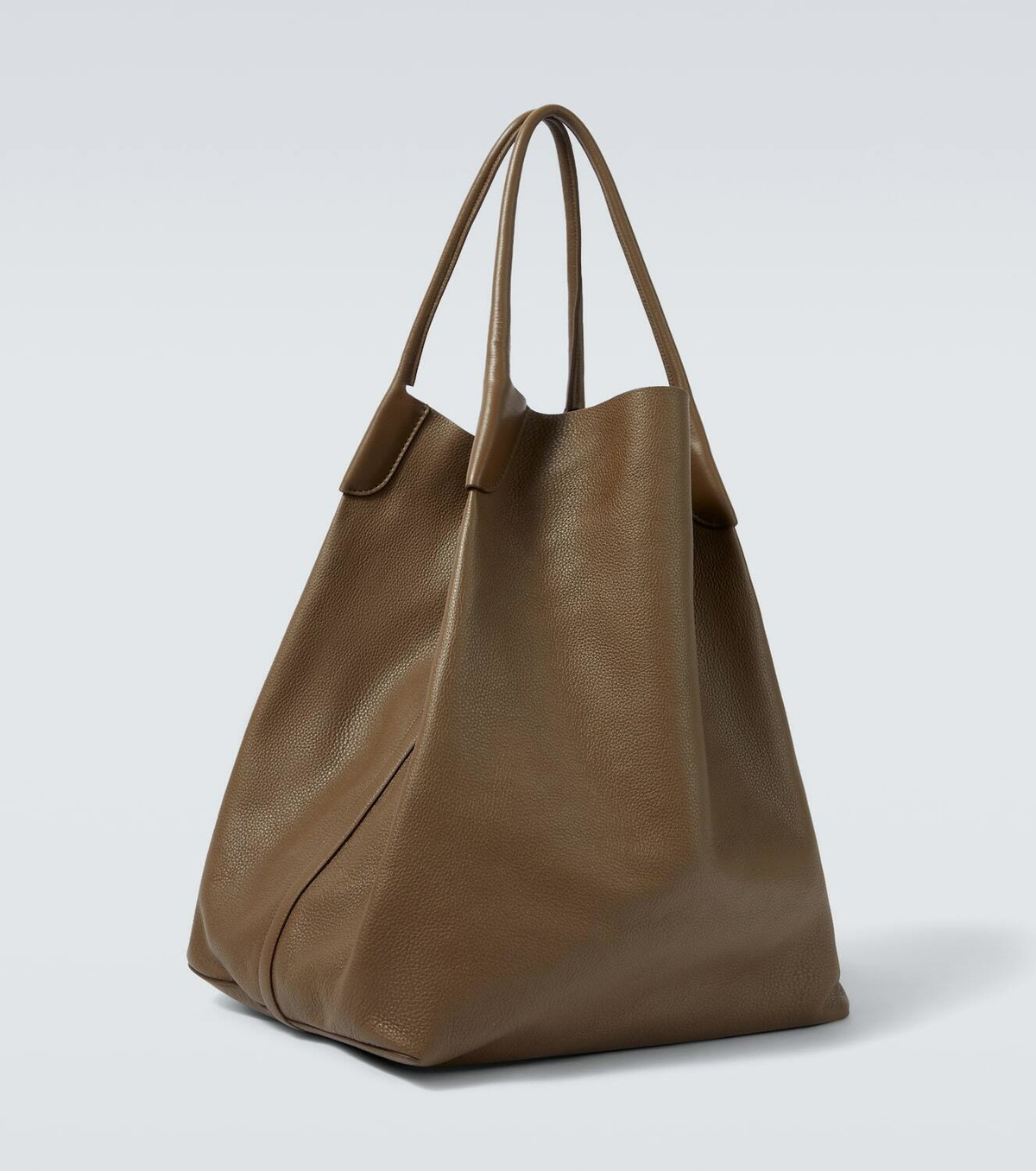 Loro Piana Bale Extra Large leather tote bag