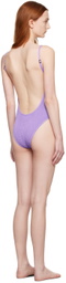 Bond-Eye Purple Low Palace Swimsuit