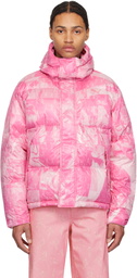 KidSuper Pink PUMA Edition MMQ AOP Puffer Jacket
