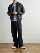 LOEWE - Wool and Cashmere-Blend Flannel Bomber Jacket - Gray