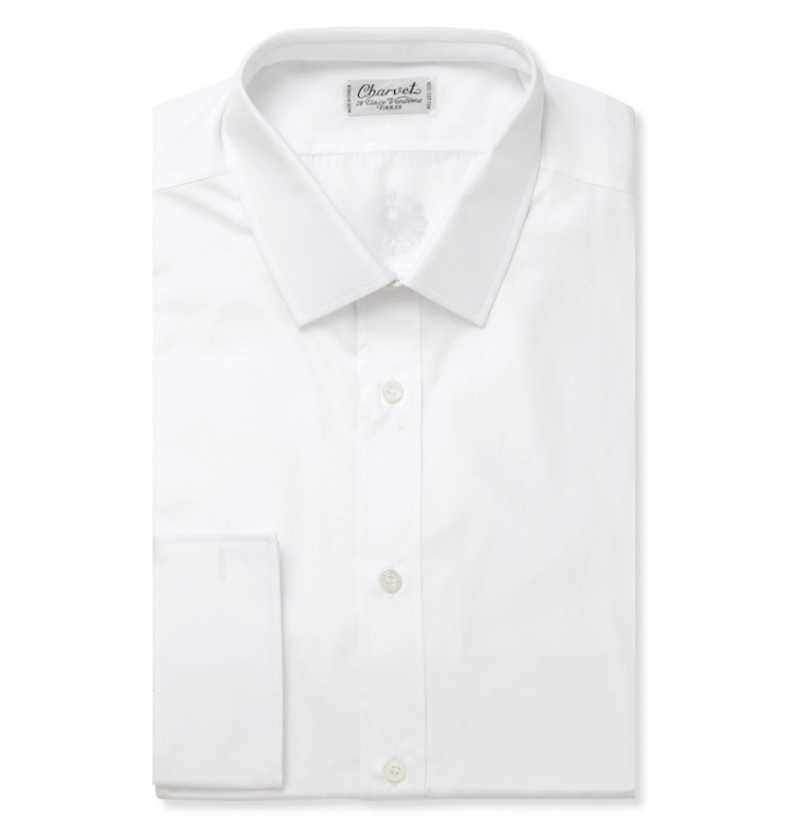 Photo: Charvet - White Slim-Fit Cotton Shirt - White