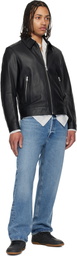 BOSS Black Regular Fit Leather Jacket