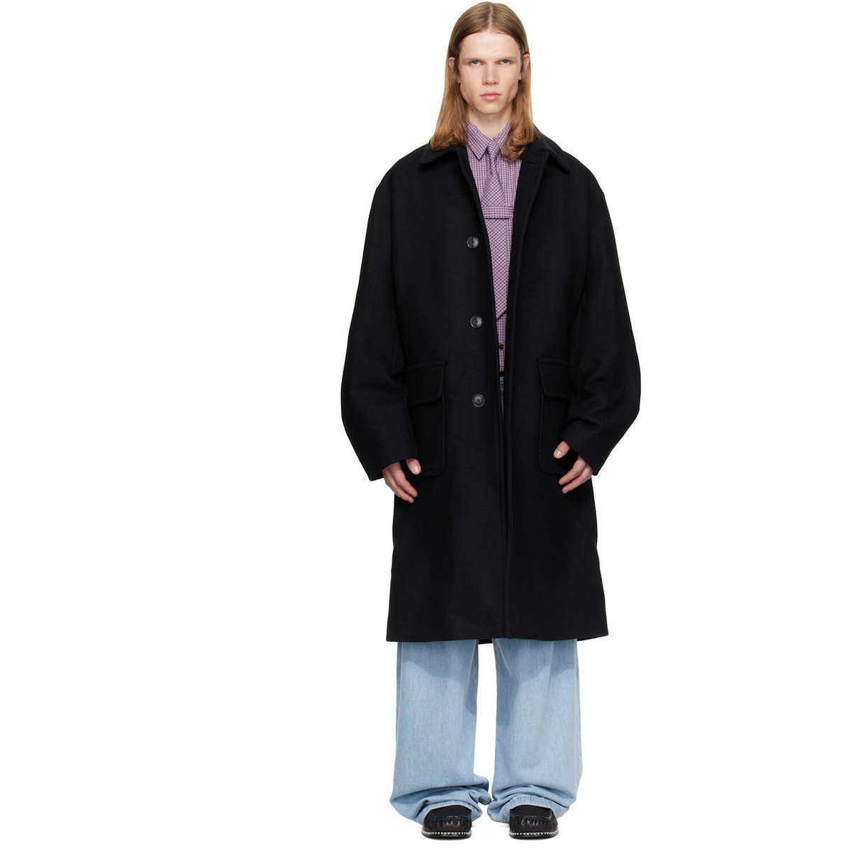 Dries Van Noten Brown Stand Collar Jacket Dries Van Noten