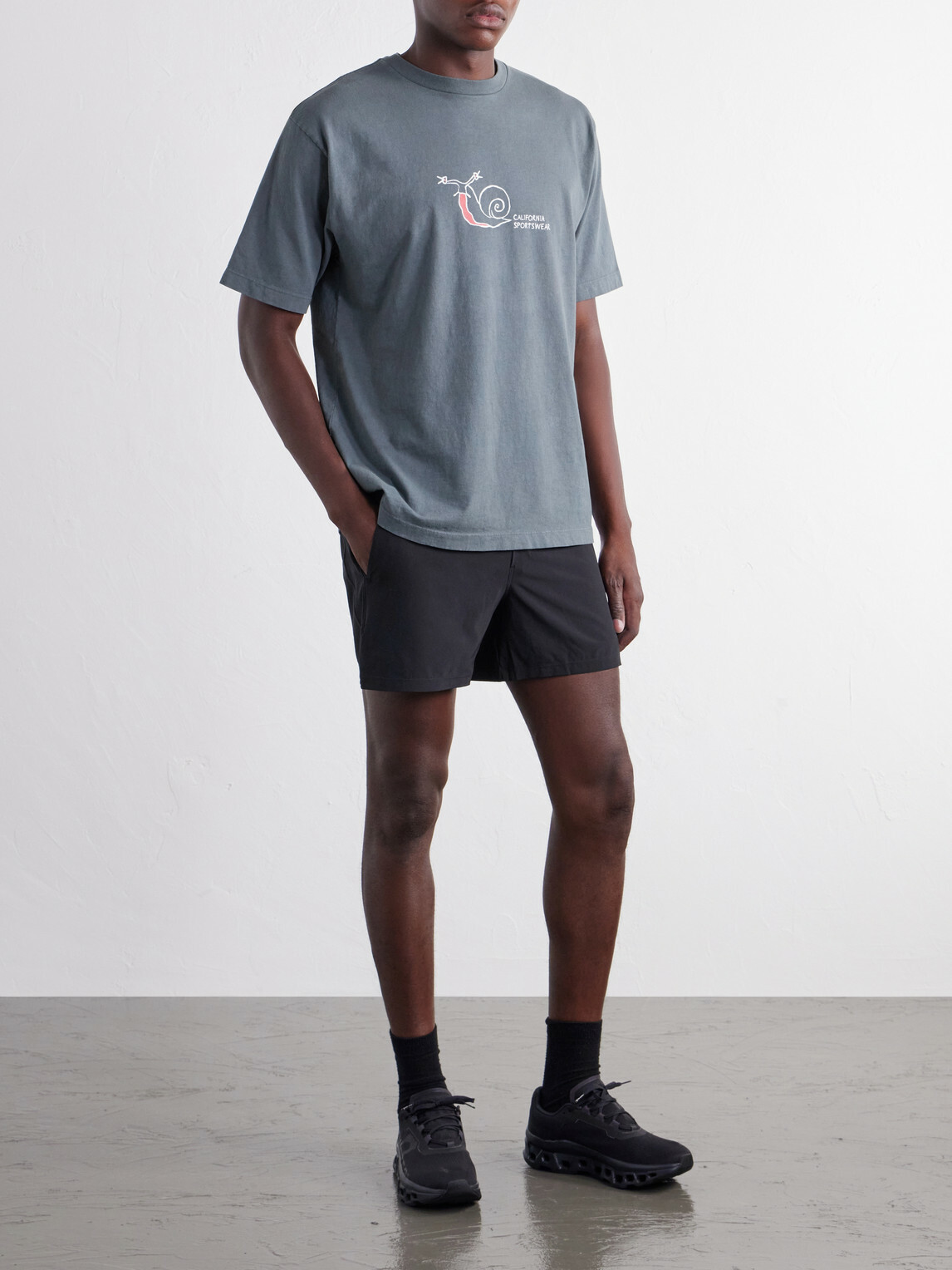 DISTRICT VISION - California Printed Cotton-Jersey T-Shirt - Green
