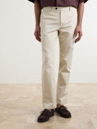 Mr P. - Samuel Straight-Leg Organic Cotton Chinos - Neutrals