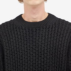Junya Watanabe MAN Men's Wool Tubular Sweatshirt in Black