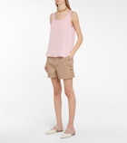Dorothee Schumacher - Sporty Power high-rise cotton shorts