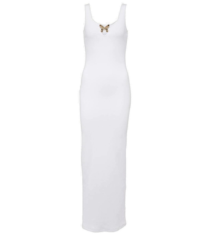 Photo: Blumarine Cotton-blend maxi dress