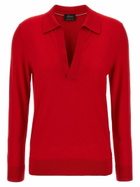 Brioni Cashmere And Silk Polo Shirt
