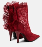 McQueen Heron 105 lace ankle boots