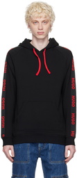 Hugo Black Drawstring Hoodie