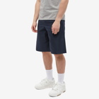 Maison Kitsuné Men's Belted Shorts in Dark Navy