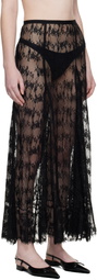Collina Strada Black Pamela Maxi Skirt