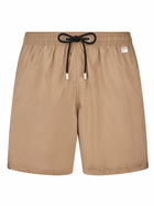 MC2 Saint Barth Man Lightweight Fabric Beige Swim Shorts Lighting Pantone | Pantone® Special Edition