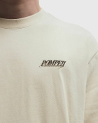 Reternity X POMPEII THE ART OF LIVING T-SHIRT Beige Mens Shortsleefe