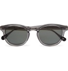 Dick Moby - Genoa Round-Frame Acetate Sunglasses - Gray