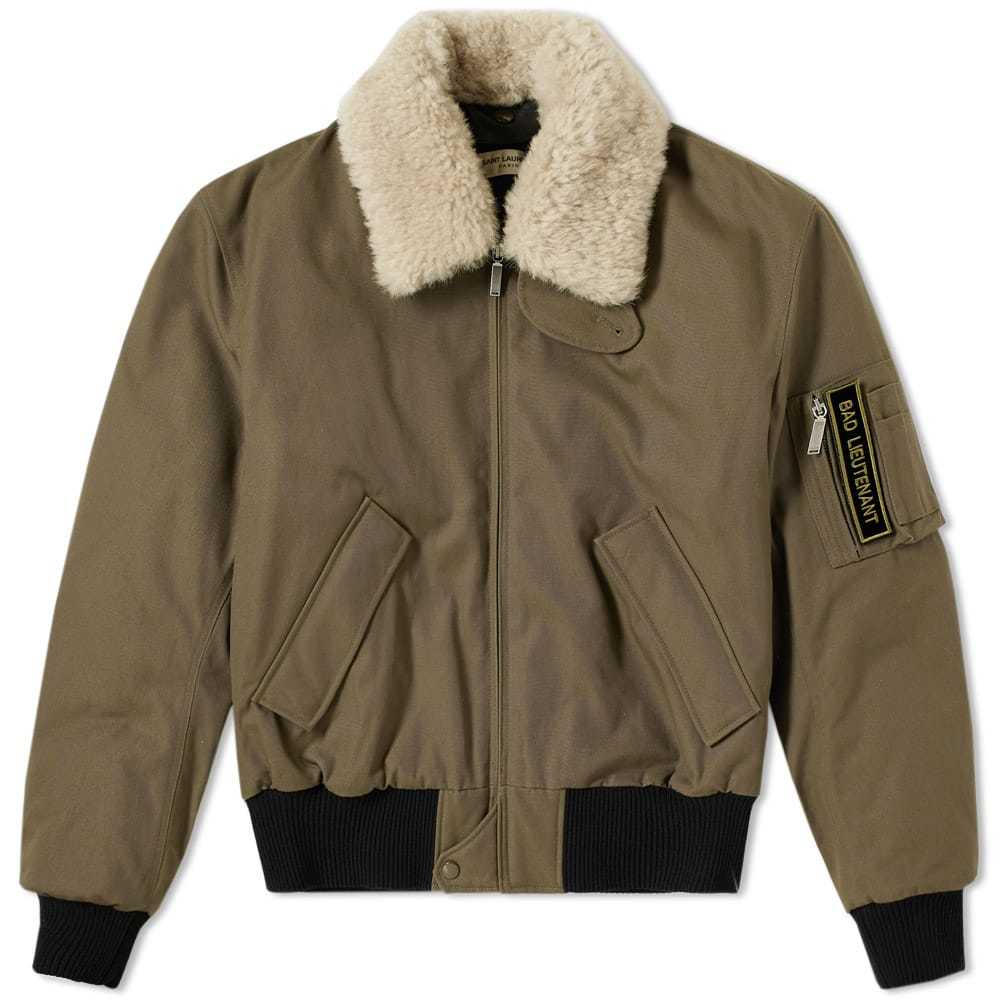 Saint laurent shearling bomber sale