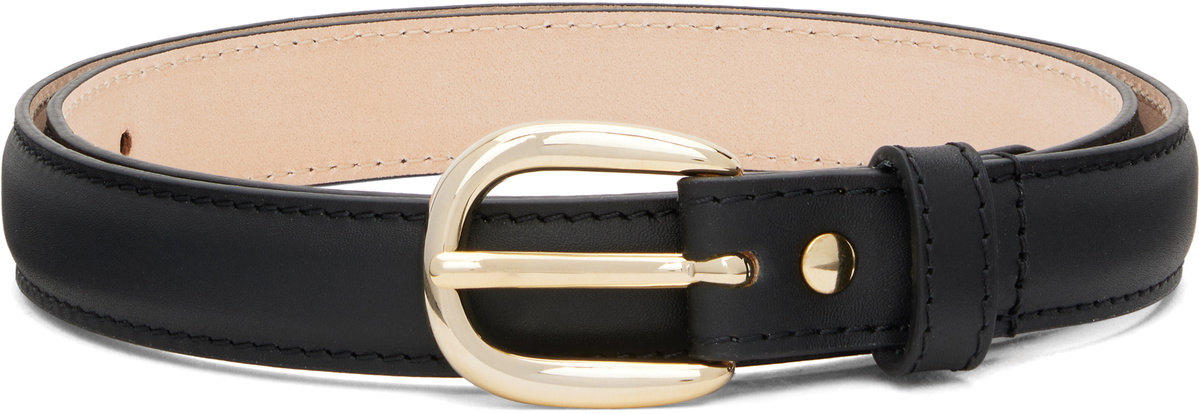 A.P.C. Black Rosette Belt