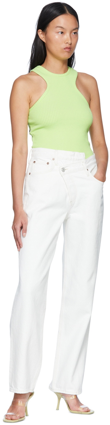AGOLDE White Straight Jeans