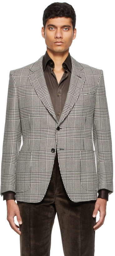 Photo: TOM FORD Black & White Prince Of Wales O'Connor Blazer