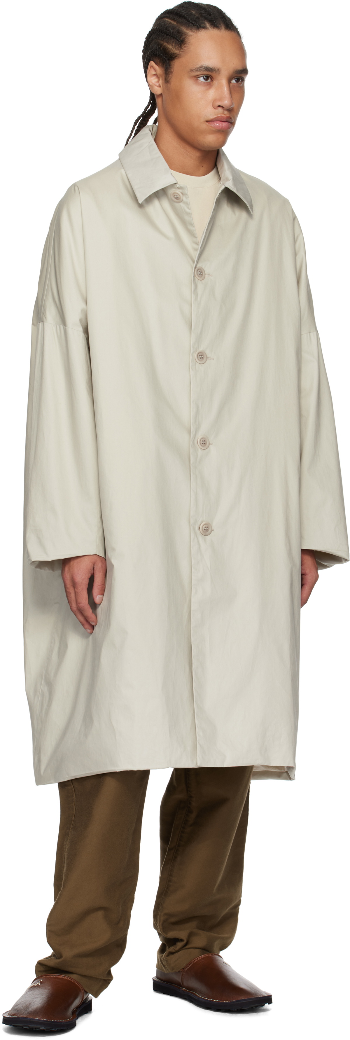 CASEY CASEY Gray Big Blobby Coat CASEY CASEY