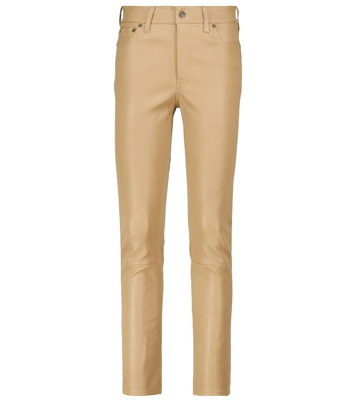 Polo Ralph Lauren - High-rise slim leather pants Polo Ralph Lauren