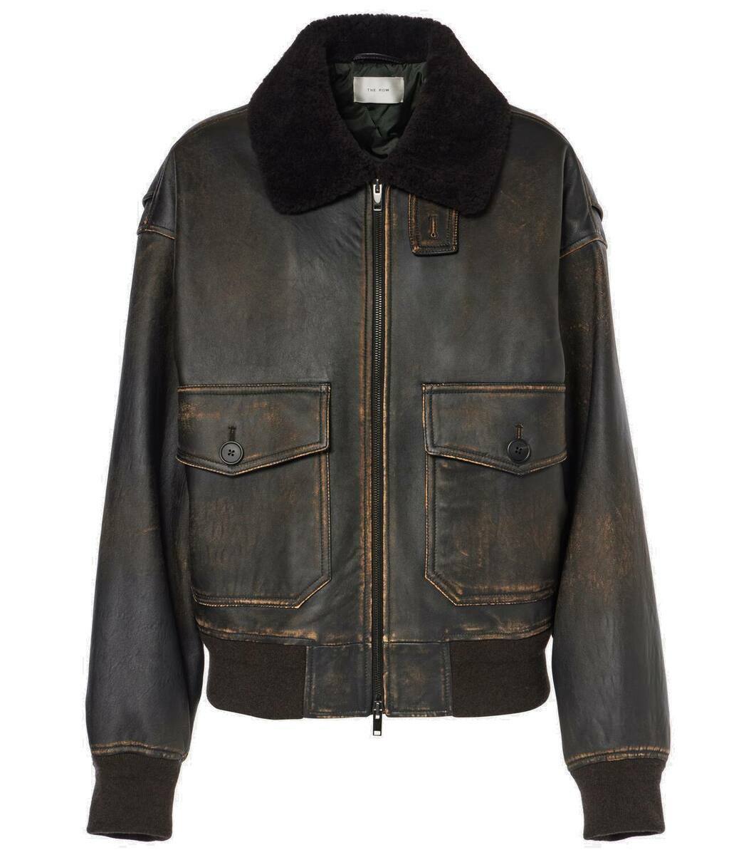The Row - Efren leather jacket The Row The Row - Efren leather jacket The Row