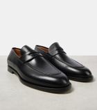 Loro Piana Sergio leather loafers