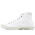 Saint Laurent Malibu Logo Sole Mid Sneaker