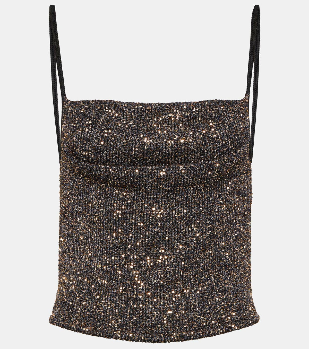 Altuzarra Diaplo metallic knit crop top Altuzarra