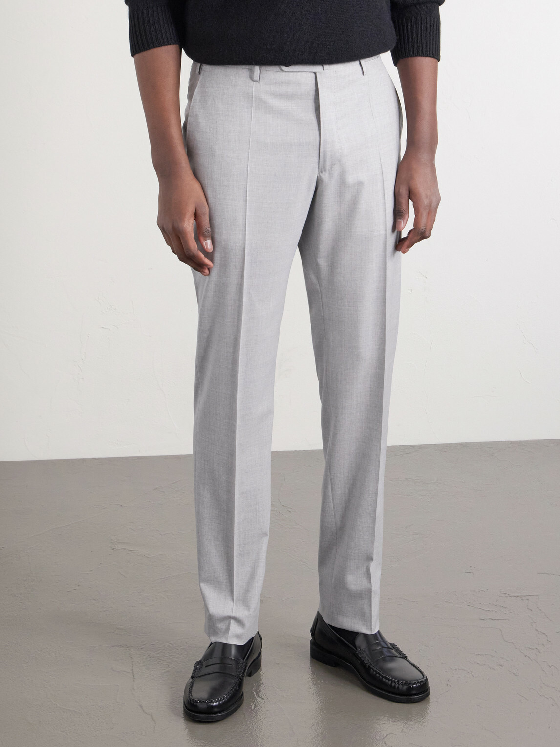 Slowear - Slim-Leg Wool Trousers - Gray