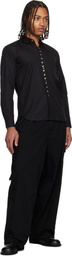 Black Comme des Garçons Black Studded Shirt