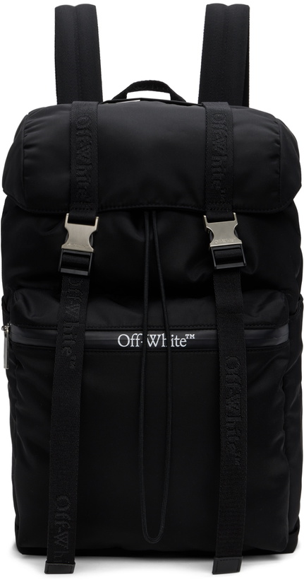 Photo: Off-White Black Outdoor Flap Backpack