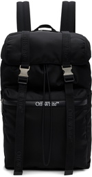 Off-White Black Outdoor Flap Backpack