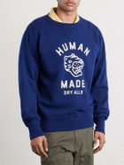 Human Made - Tsuriami Cotton Sweatshirt - Blue