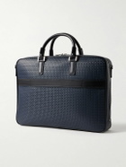 Serapian - Leather-Trimmed Logo-Embossed Stepan Coated-Canvas Briefcase