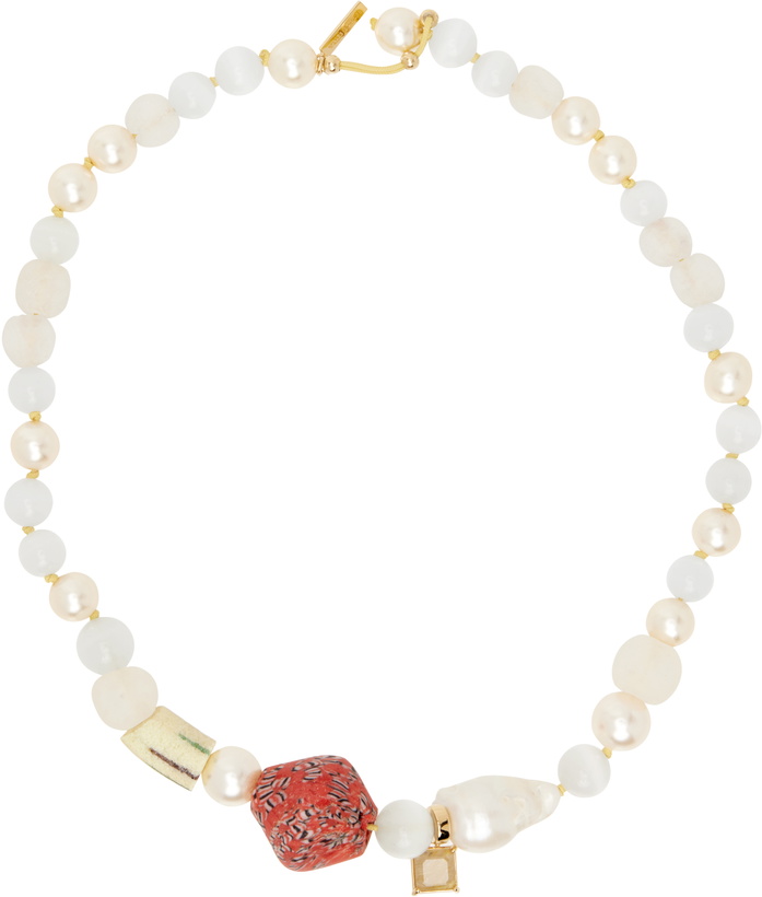 Photo: Wales Bonner White Cherish Necklace
